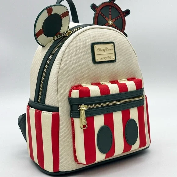 Disney Mickey Mouse: The Main Attraction Loungefly Mini Backpack - Picture 3 of 16